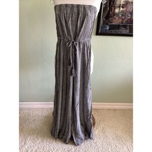Elan Strapless Jumpsuit Size Medium